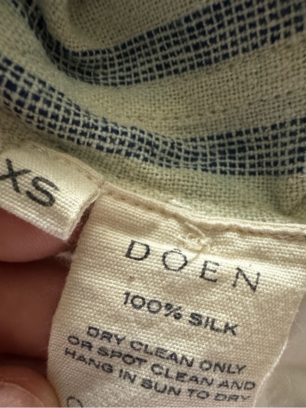 DÔEN Biarritz Seaside Stripe Silk Jumpsuit - Picture 15 of 16